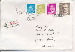 Gelaufener Einschreibebrief (R-letter) Von Spanien Nach Deutschland, 1986 - *) - Used Stamps