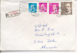 Gelaufener Einschreibebrief (R-letter) Von Spanien Nach Deutschland, 1986 - *) - Used Stamps