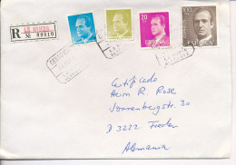 Gelaufener Einschreibebrief (R-letter) Von Spanien Nach Deutschland, 1986 - *) - Used Stamps