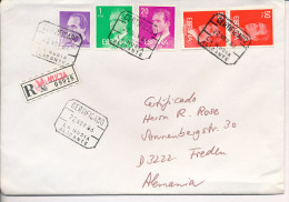 Gelaufener Einschreibebrief (R-letter) Von Spanien Nach Deutschland, 1986 - *) - Used Stamps