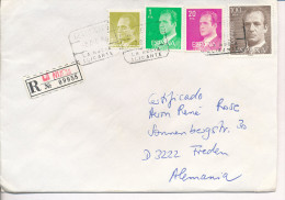 Gelaufener Einschreibebrief (R-letter) Von Spanien Nach Deutschland, 1986 - *) - Oblitérés