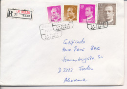 Gelaufener Einschreibebrief (R-letter) Von Spanien Nach Deutschland, 1987 - *) - Used Stamps