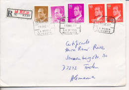 Gelaufener Einschreibebrief (R-letter) Von Spanien Nach Deutschland, 1987 - *) - Used Stamps