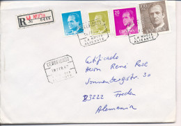 Gelaufener Einschreibebrief (R-letter) Von Spanien Nach Deutschland, 1987 - *) - Oblitérés