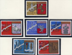 SOVIET UNION 1977 Moscow Olympics 1980: Cities Of The Golden Ring Set Of 6   MNH / **.  Michel 4686-91 - Unused Stamps