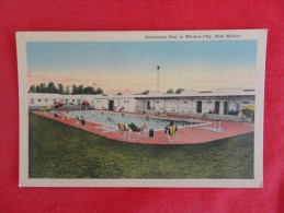 Swimming Pool At White's City NM Not Mailed  Ref 1253 - Other & Unclassified