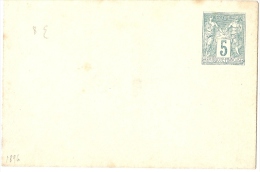 LBL5 - FRANCE EP ENVELOPPE SAGE 5c 107x70mm NEUVE  DEFAUTS - Buste Postali E Su Commissione Privata TSC (ante 1995)