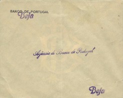 BEJA - 1960 - Agência Do Banco De Portugal - ENVELOPE COMERCIAL - ADVERTISING - PORTUGAL - 3 Scans - Portugal