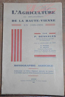 L'Agriculture Du Département De La Haute-Vienne En 1929-1934 - Limousin
