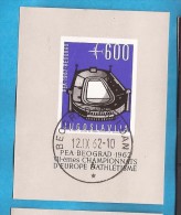 1962  1024  BLOK 9  JUGOSLAVIJA EUROPAMEISTERSCHAFT EUROPA SPORT  USED - Used Stamps