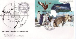 Enveloppe 22.02.1990 - PROGRAMA ANTARTICO - PROANTAR   (BV) - Otros & Sin Clasificación