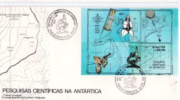 Enveloppe 09.02.1988 - PESQUISAS CIENTIFICAS NA ANTARTICA    (BV) - Forschungsprogramme