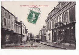 Carte 1910 VILLENEUVE DE MARSAN / Rues Du Centre Et De La Liberté - Villeneuve De Marsan