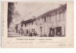 Carte 1902 VILLENEUVE DE MARSAN / AVENUE D'ARTHEZ (boulangerie) - Villeneuve De Marsan