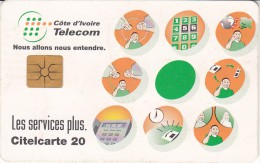 IVORY COAST - 24 - TELECOM'S SERVICES - Costa De Marfil