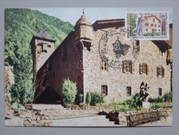 Andorra Französisch 310 Yt 289 Maximumkarte MK/MC, ESST, Wiederherstellung Altes Rathaus, Andorra La Vella - Maximumkaarten