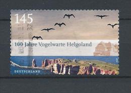 VARIETY!! 100 Jahre Vogelwarte Helgoland With BLACK POINT Under Letter "V" - Used Mi. 2793 Yv. 2618 - Variétés Et Curiosités