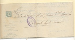 CARTA COMERCIAL CADIZ A PUERTO SANTA MARIA FRANNº173 1/4 COMUNICANDO NOMBRAMIENTO AGENTE POR NAVIERA 1886 - Storia Postale