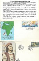 TIMBRES - STAMPS - PORTUGAL ET AFRIQUE DU SUD - FDCs - VOYAGE DE BARTOLOMEU DIAS - 1488 - Covers & Documents