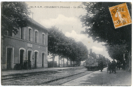 CPA CHARROUX - LA GARE - Charroux