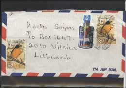 TRINIDAD & TOBAGO Brief Postal History Envelope Air Mail TT 001 Birds Liqueur - Trinité & Tobago (1962-...)