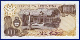 BILLET MONNAIE NEUF AMERIQUE DU SUD 1000 PESOS REPUBLIQUE ARGENTINE DEUX SIGNATURES N°70.570.838 I GENERAL SAN MARTIN - Argentina
