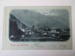 AK / Bildpostkarte 1899 Gruß Aus Selzthal Photographie Und Verlag Von Hans Schullerbauer, Graz - Selzthal