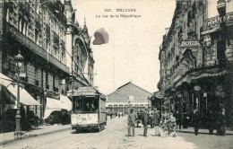 CPA 45 ORLEANS LA RUE DE LA REPUBLIQUE - Orleans