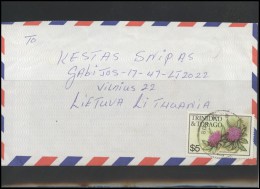 TRINIDAD & TOBAGO Brief Postal History Envelope Air Mail TT 003 Flora Flowers - Trinité & Tobago (1962-...)