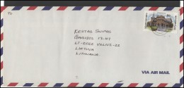 TRINIDAD & TOBAGO Brief Postal History Envelope Air Mail TT 009 Architecture - Trindad & Tobago (1962-...)