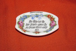 1 Petit Cendrier Handmalerei Porcelaine - Other & Unclassified