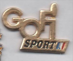 Beau Pin's , Golf ?? Sport Tricolore - Golf