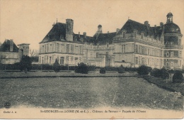 ( CPA 49 ) SAINT-GEORGES-SUR-LOIRE  /  Château De Serrant  -  Façade De L' Ouest  - - Saint Georges Sur Loire