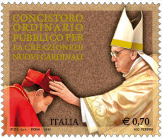 Italia 2014  Concistoro Ordinario Pubblico Mnh - 2011-20: Ungebraucht