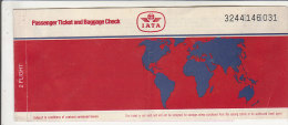 B1037 - CARTA D´IMBARCO - BIGLIETTO AEREO TICKET IATA - SYDNEY-ALICE SPRINGS-VOID 1988 - Monde