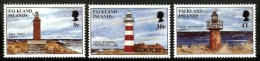 (145) Falkland Isl.  Lighthouses / Phares / Leuchttürme / Vuurtoren  **  / Mnh  Michel 698-700 - Zuid-Georgia