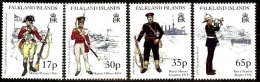 (146) Falkland Isl.  Uniforms  **  / Mnh  Michel 734-737 - Georgia Del Sud