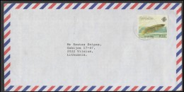 SEYCHELLES Brief Postal History Envelope Air Mail SC 001 Fish - Seychellen (1976-...)