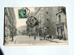 Carte Postale Ancienne : PARIS : Rue Boyer Barret , Animé En 1909 - Arrondissement: 14