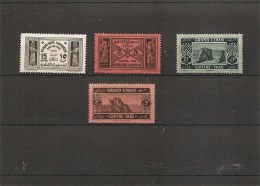 Grand Liban ( Lot De 4 Timbres Taxe ) - Timbres-taxe