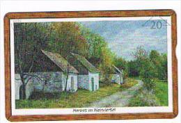 AUSTRIA - TELEKOM AUSTRIA L&G - 1998 PHANTASTICA 11: KARL POLLAK (HERBST IN WEINVIERTEL) 20 (TIR.1000) - USED-RIF.5356 - Peinture