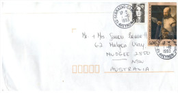 (555)  France To Australia - Air Mail Letter To Mudgee In NSW - Storia Postale