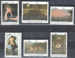 Caribbean Island 1982- Art. Painting Gemalde Mi.2659-2654 MNH (**) - Neufs