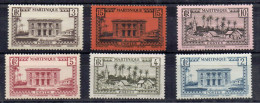 Martinique N°134 - 135 - 136 - 137 - 138 - 175 -  Neufs Sans Charniere   6 Valeurs - Ungebraucht