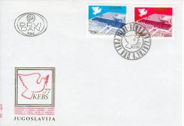 YUGOSLAVIA 1977 European Security Conference FDC  Michel  1699-700 - FDC