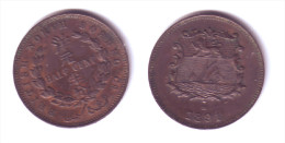 British North Borneo 1/2  Cent 1891 H - Malesia