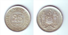 British North Borneo 25  Cents 1929 H - Malesia