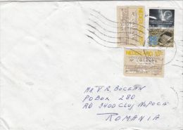 FIRST STEN ON THE MOON, LOTTERY, HEALTH, STAMPS ON COVER, 1998, NETHERLANDS - Lettres & Documents