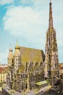 CPA VIENNA- ST STEPHEN'S CATHEDRAL, CAR - Kerken