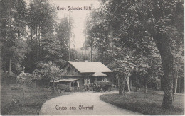 AK Gruss Aus Oberhof Baude Obere Schweizerhütte Gasthaus ? Thüringer Wald Bei Zella Mehlis Suhl Plaue Arnstadt Erfurt - Oberhof